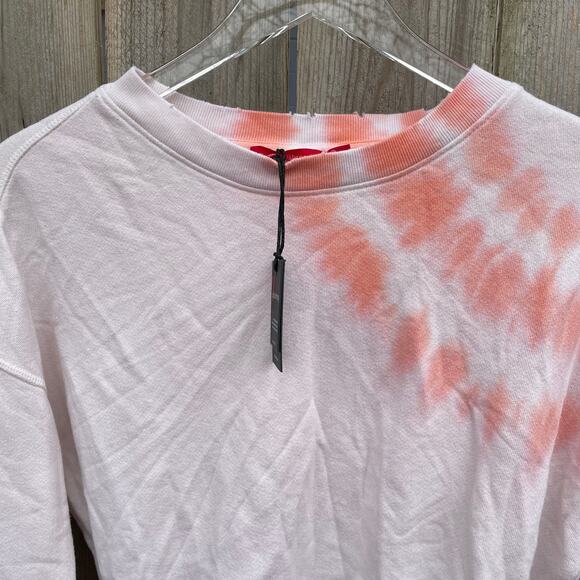 n:Philanthropy Reeves Sweatshirt Sunset Tie Dye Crewneck Pullover Beige Medium - Picture 3 of 13